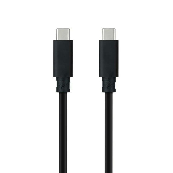 Cable USB C NANOCABLE 10.01.4100 Negro 50 cm