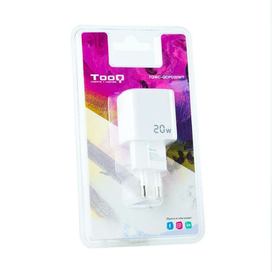 Cargador de Pared TooQ TQWC-QCPD20WT USB-C USB-A