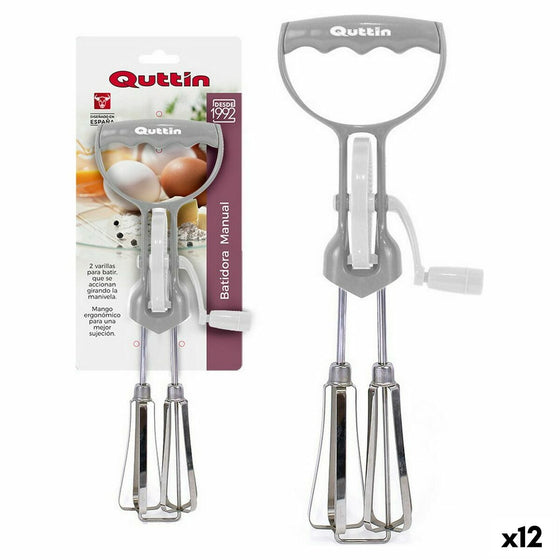 Batidora de Mano Quttin Manual 31 x 10 cm (12 Unidades)