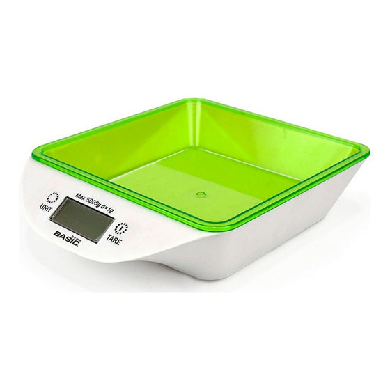 Báscula Digital de Cocina Basic Home 5 kg (22 x 18 x 5 cm)