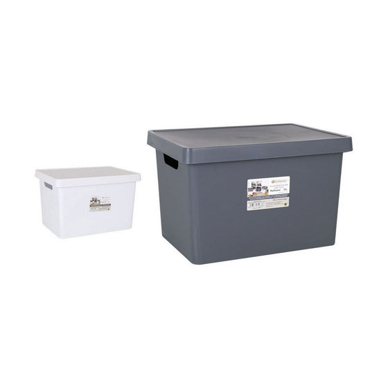 Caja de Almacenaje con Tapa Confortime Rectangular 17 L Con Tapa