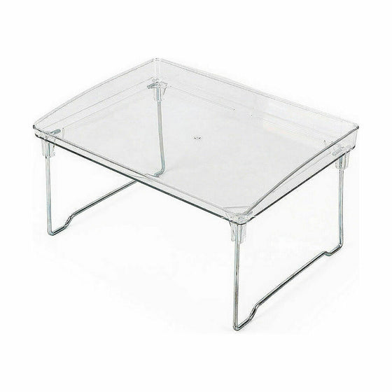 Soporte para Platos Confortime Plegable Transparente 31 x 22 x 16,8 cm (12 Unidades)