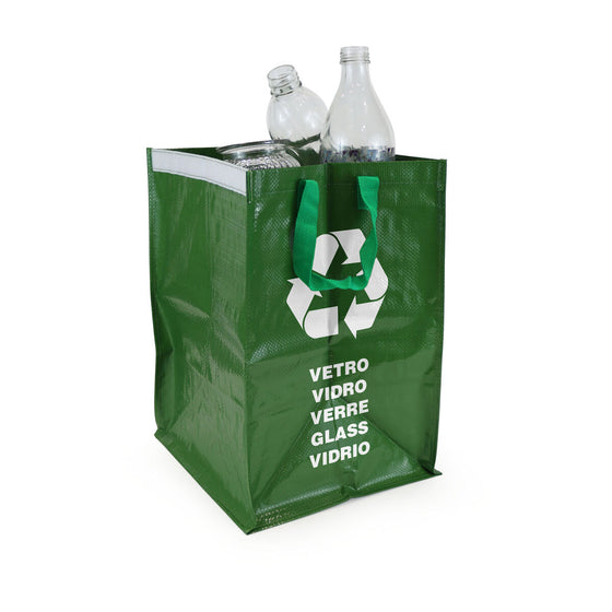 Bolsa para reciclaje Confortime Verde 31,5 x 44 x 32 cm Rafia