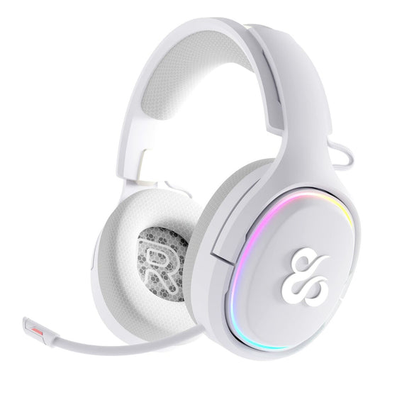 Auriculares con Micrófono Newskill Blanco