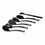 Set de Utensilios para Cocina Quttin Quttin Negro (6 Piezas) (8 Unidades) (6 pcs)