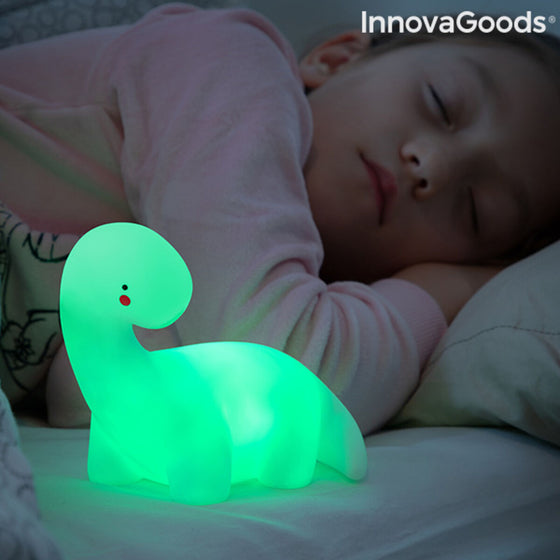 Lámpara Dinosaurio LED Multicolor Lightosaurus InnovaGoods IG815318 (Reacondicionado A)