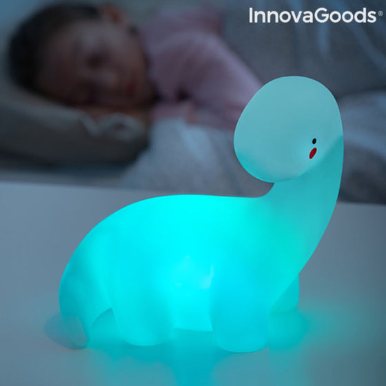 Lámpara Dinosaurio LED Multicolor Lightosaurus InnovaGoods IG815318 (Reacondicionado A)