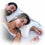 Almohada Viscoelástica Cervical para Parejas Cozzy InnovaGoods Blanco Espuma viscoelástica (Reacondicionado A)