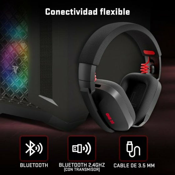 Auriculares con Micrófono Tempest Negro