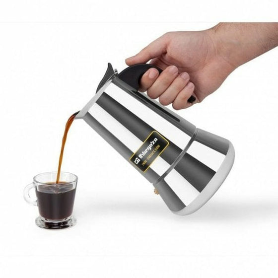 Cafetera Italiana Orbegozo Metal Acero Inoxidable 9 Tazas