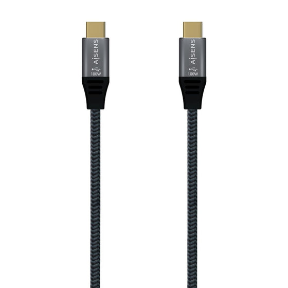 Cable USB C Aisens A107-0672 1,5 m Gris