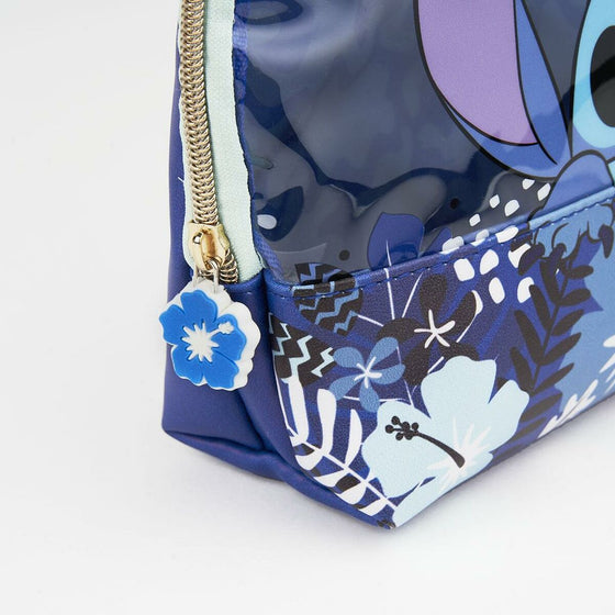 Neceser de Viaje Stitch Azul Poliuretano