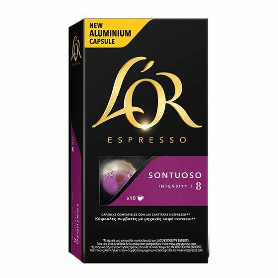 Cápsulas de Café L'Or Sontuodo 8 (10 uds)