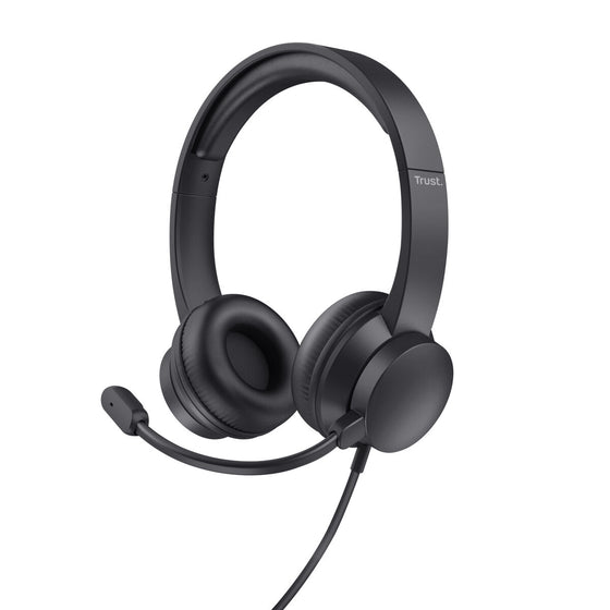 Auriculares Trust 25087 AYDA Negro