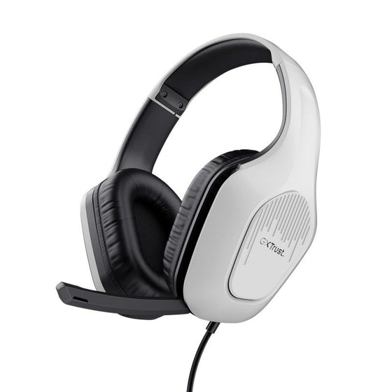 Auriculares con Micrófono Trust 25147 Blanco Negro