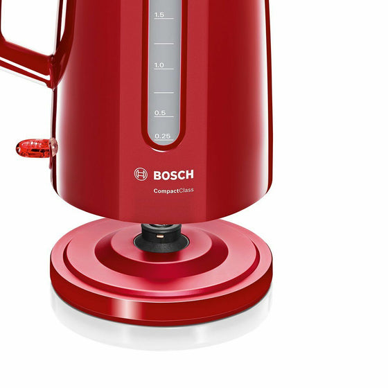 Hervidor BOSCH TWK3A014 Rojo Sí Acero Inoxidable Plástico Plástico/Acero inoxidable 2400 W 1,7 L