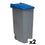 Cubo de Basura con Ruedas Denox 85 L Azul 58 x 41 x 76 cm