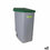 Cubo de Basura con Ruedas Denox 110 L Verde 58 x 41 x 89 cm (2 Unidades)