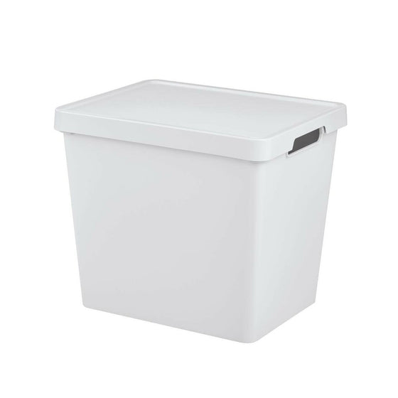 Caja de Almacenaje con Tapa Tontarelli Maya Blanco 23,9 L 36 x 28 x 31,1 cm