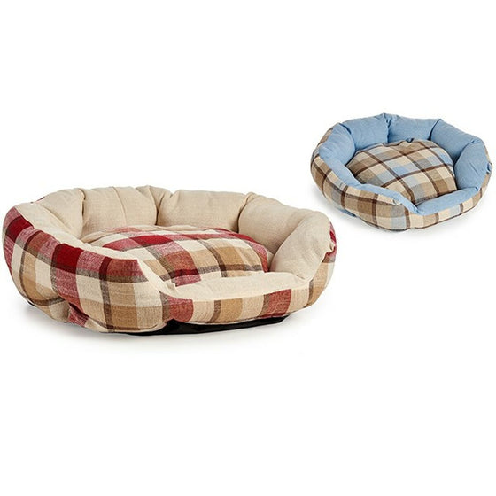 Cama para mascota A cuadros 48 x 18 x 58 cm (6 Unidades)