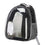 Mochila para Mascotas Negro Transparente 33 x 12 x 42 cm