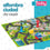 Alfombra de juego Colorbaby Ciudad Plástico (2 Unidades)