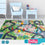 Alfombra de juego Colorbaby Ciudad Plástico (2 Unidades)