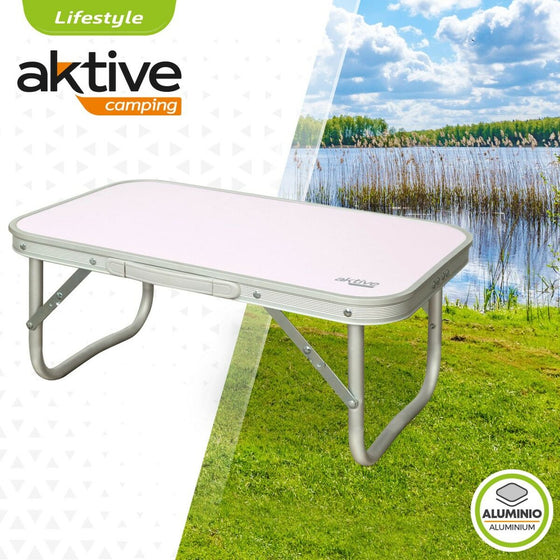 Mesa Plegable Aktive Malva 56 x 24 x 34 cm (6 Unidades)