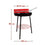 Barbacoa Portátil Aktive Madera Hierro Ø 38 cm 37 x 61 x 45 cm (6 Unidades) Rojo