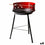 Barbacoa Portátil Aktive Madera Hierro 37,5 x 70 x 38,5 cm (4 Unidades) Rojo