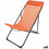 Hamaca plegable Aktive Naranja 52 x 87 x 77 cm (4 Unidades)