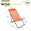 Hamaca plegable Aktive Naranja 52 x 87 x 77 cm (4 Unidades)