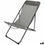 Hamaca plegable Aktive Gris 52 x 87 x 77 cm (4 Unidades)