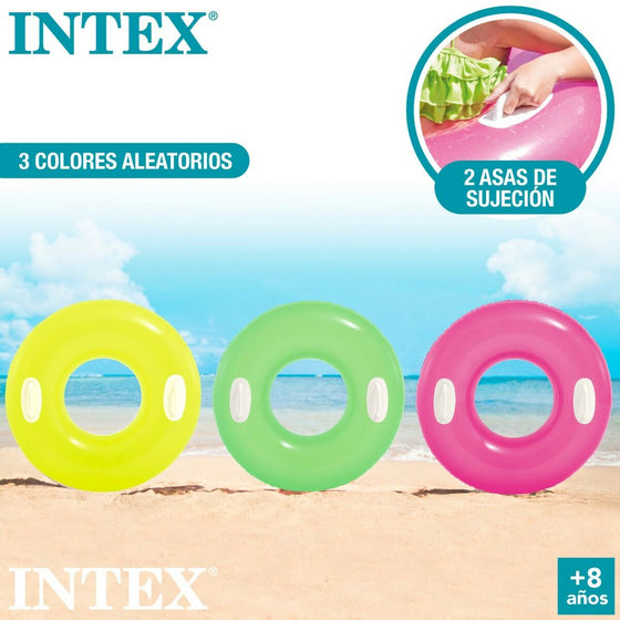 Flotador Hinchable Donut Intex 76 x 15 x 76 cm (24 Unidades)