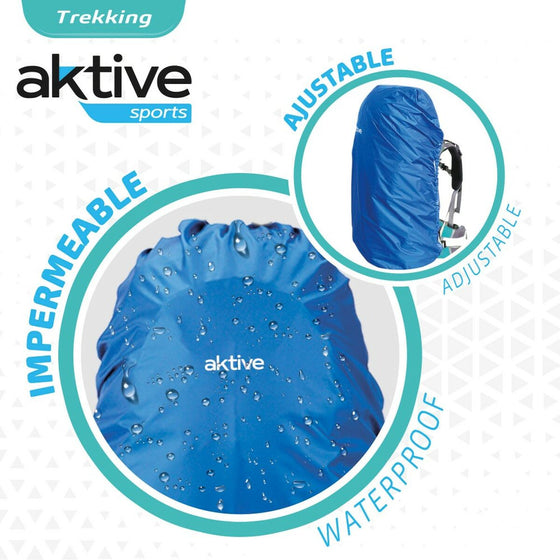 Funda Impermeable para Mochila Aktive Azul