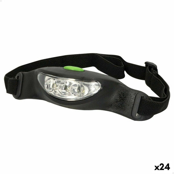 Linterna LED para la Cabeza Aktive Negro (24 Unidades)