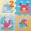 Alfombra de juego Colorbaby Marino EVA 8 Piezas (4 Unidades)