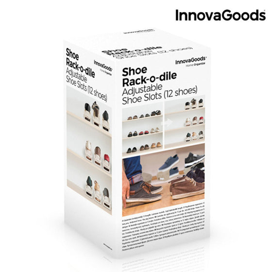 Organizador de Zapatos Regulable Shoe Rack InnovaGoods (6 Pares)