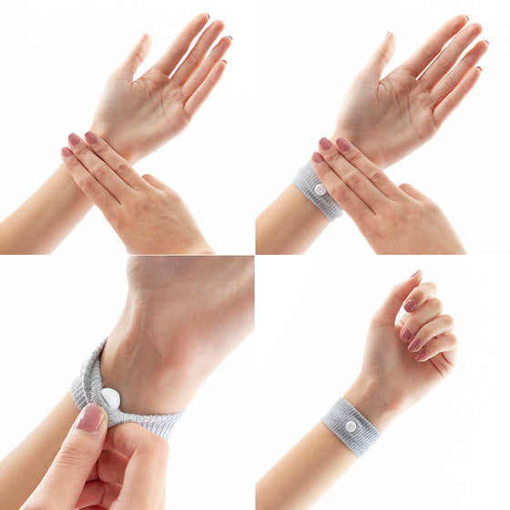 Pulsera Antimareo con Punto de Presión Nei-Kuan Nona InnovaGoods (Pack de 2)