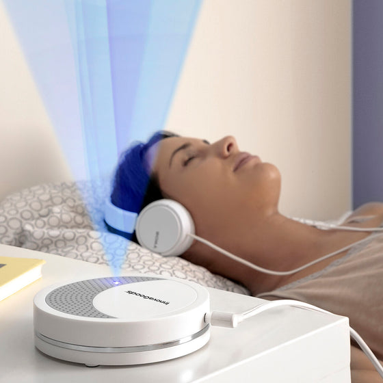 Máquina de Relajación con Luz y Sonido para Dormir Calmind InnovaGoods