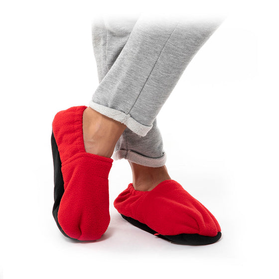 Zapatillas de Casa Calentables en Microondas InnovaGoods Rojo