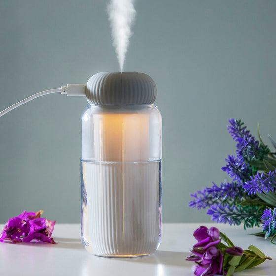 Humidificador Ultrasónico Difusor de Aromas con LED Stearal InnovaGoods