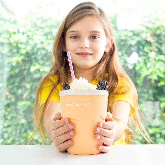 Vaso para Hacer Helados y Granizados con Recetas Frulsh InnovaGoods