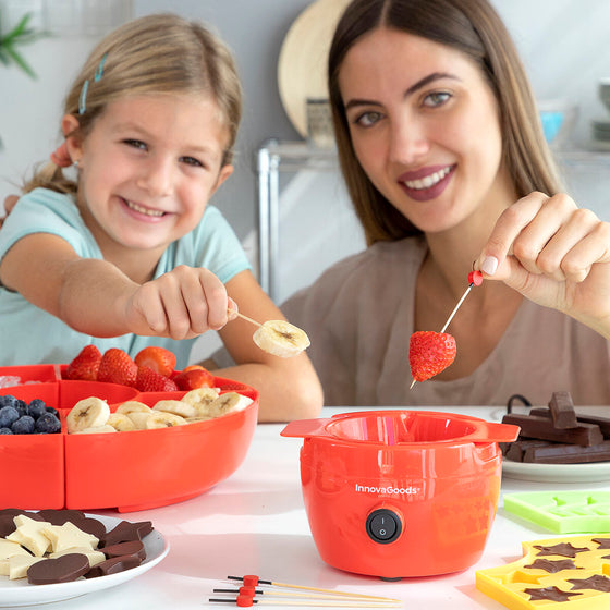 Máquina para Hacer Gominolas y Fondue de Chocolate 2 en 1 Yupot InnovaGoods