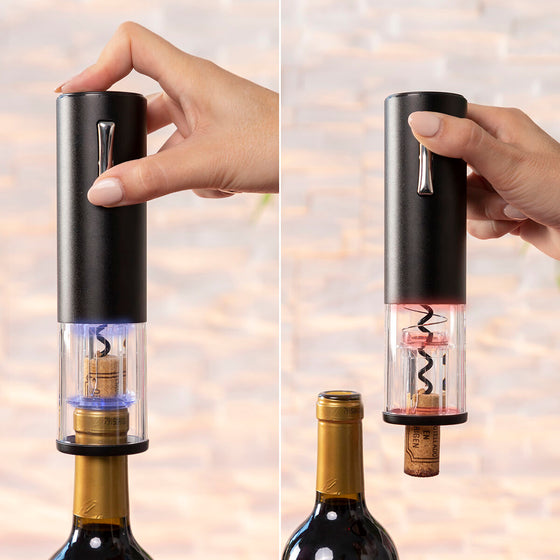 Sacacorchos Eléctrico Recargable con Accesorios para Vino Corklux InnovaGoods