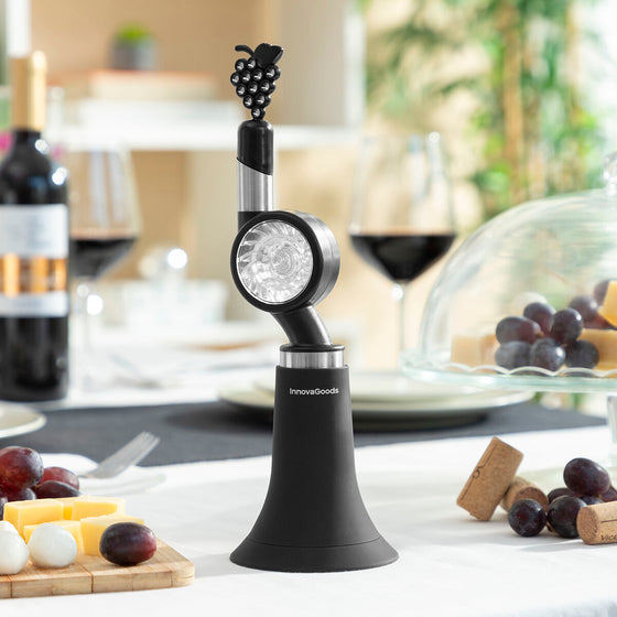 Aireador de Vino con Molinillo y Soporte Wimil InnovaGoods