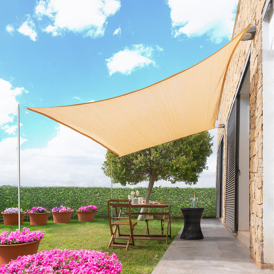 Toldo Vela de Sombra Rectangular Reshad InnovaGoods 3 x 4 m