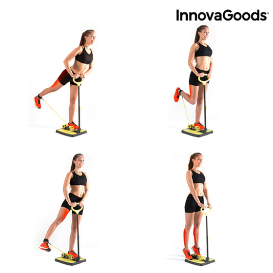 Plataforma de Fitness para Glúteos y Piernas con Guía de Ejercicios InnovaGoods IG117209 Guía de ejercicios Entrenamiento integr