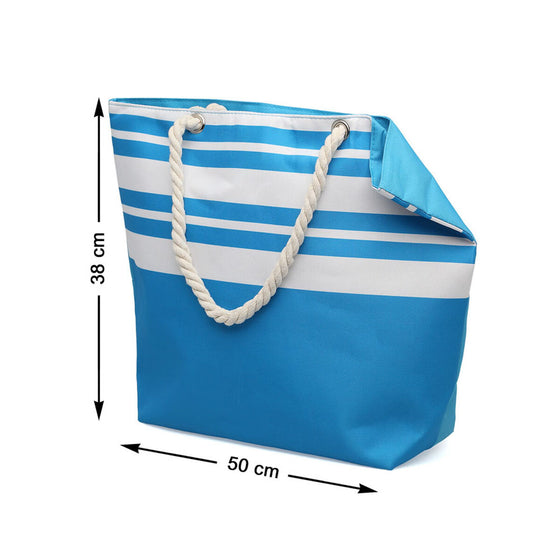 Bolso de Hombro Azul 50 x 38 cm