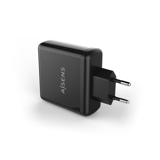 Cargador Aisens PD 3.0 QC 3.0 USB-C Negro 60 W